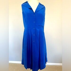 Madison marcus blue flowy dress